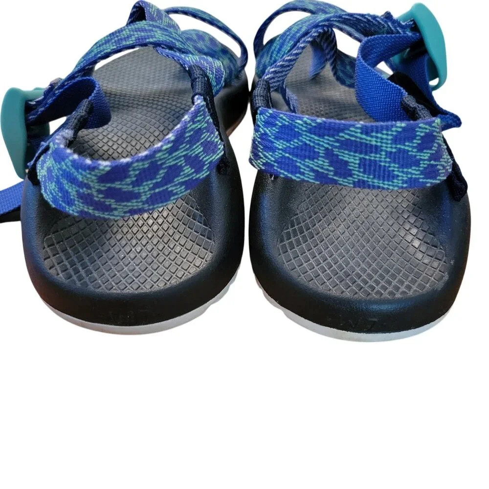 Chaco Z/2 Classic Sandals 7 Blue‎ Geometric Print Outdoor Hiking